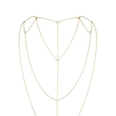 Ланцюжок для спини Bijoux Indiscrets Magnifique Back and Cleavage Chain - Gold, прикраса для тіла SO2657 фото