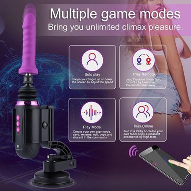 Міні секс-машина Hismith Mini Capsule Sex-Machine with Strong Suction Cup, потужна, перезаряджувана SO6197 фото