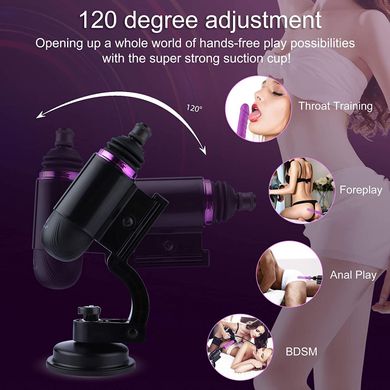 Мини секс-машина Hismith Mini Capsule Sex-Machine with Strong Suction Cup, мощная, перезаряжаемая SO6197 фото