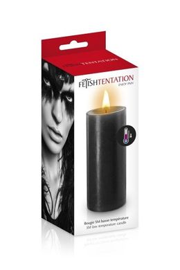 БДСМ-свічка низькотемпературна Fetish Tentation SM Low Temperature Candle Black SO3754 фото