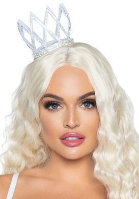 Корона со стразами Leg Avenue Faux rhinestone die cut crown, с резиночками для крепления SO7949 фото