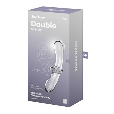 Скляний дилдо Satisfyer Double Crystal (Transparent) SO8784 фото