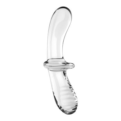 Скляний дилдо Satisfyer Double Crystal (Transparent) SO8784 фото