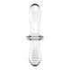 Стеклянный дилдо Satisfyer Double Crystal (Transparent) SO8784 фото 2