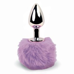 Анальна пробка FeelzToys - Bunny Tails Butt Plug Purple SO5062 фото