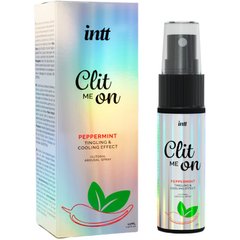 Возбуждающий спрей для клитора Intt Clit Me On Peppermint Cooling Effect 12 мл, охлаждающий эффект SO8392 фото