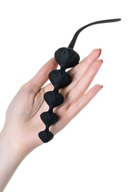 Набір анальних намистин Satisfyer Beads Black, силікон, макс. діаметр 3,3 см та 3,5 см SO2740 фото