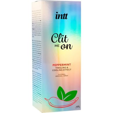 Збуджувальний спрей для клітора Intt Clit Me On Peppermint Cooling Effect 12 мл, охолоджувальний ефе SO8392 фото