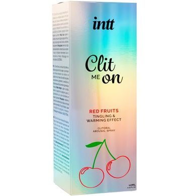 Возбуждающий спрей для клитора Intt Clit Me On Red Fruits Warming Effect 12 мл, согревающий эффект SO8393 фото