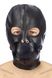 Капюшон з кляпом для БДСМ Fetish Tentation BDSM hood in leatherette with removable gag SO4673 фото 1