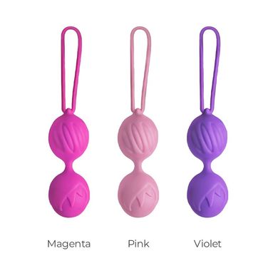 Вагинальные шарики Adrien Lastic Geisha Lastic Balls Mini Pink (S), диаметр 3,4 см, масса 85 г AD40431 фото