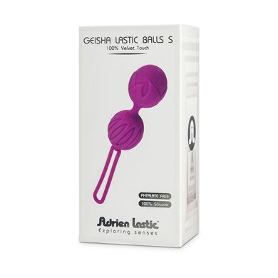 Вагінальні кульки Adrien Lastic Geisha Lastic Balls Mini Pink (S), діаметр 3,4 см, маса 85 г AD40431 фото