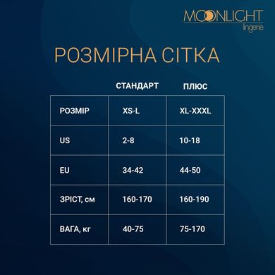 Бодістокінг з доступом Moonlight Model 08 XS-L Black, імітація корсета та панчіх на підв’язках SO6341 фото