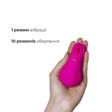 Вібратор Adrien Lastic Caress з насадками для стимуляції ерогенних зон, які обертаються. AD11091 фото