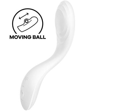 Вибратор с жемчужной стимуляцией точки G Satisfyer Rrrolling Pleasure White SO6076 фото