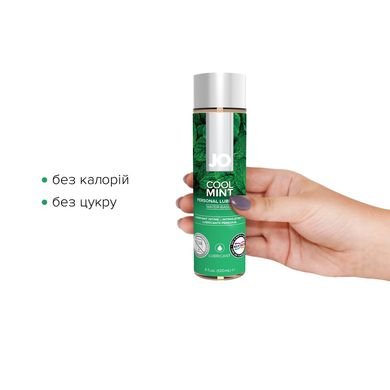 Смазка на водной основе System JO H2O — Cool Mint (120 мл) без сахара, растительный глицерин SO1775 фото