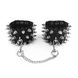 Наручники с шипами Art of Sex - Rose Spiked Leather Handcuffs, натуральная кожа SO7654 фото 3