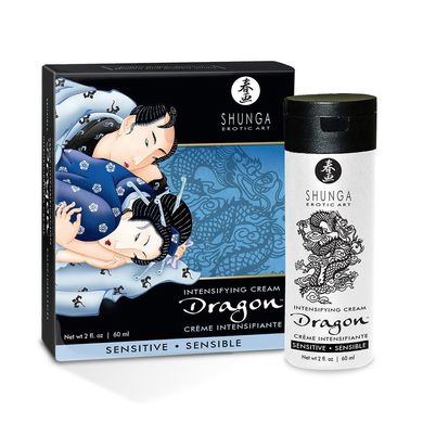 Стимулирующий крем для пар Shunga SHUNGA Dragon Cream SENSITIVE (60 мл) более нежный эффект SO2524 фото