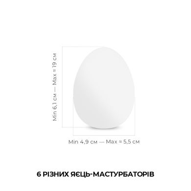 Набор мастурбаторов-яиц Tenga Egg New Standard Pack (6 яиц) SO5493 фото