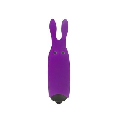 Вибропуля Adrien Lastic Pocket Vibe Rabbit Purple со стимулирующими ушками AD33483 фото