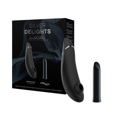 Премиальный подарочный набор Silver Delights Collection: Womanizer Premium и We-Vibe Tango SO8759 фото