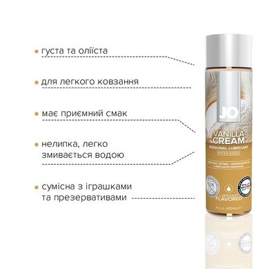 Смазка на водной основе System JO H2O — Vanilla Cream (120 мл) без сахара, растительный глицерин SO1778 фото