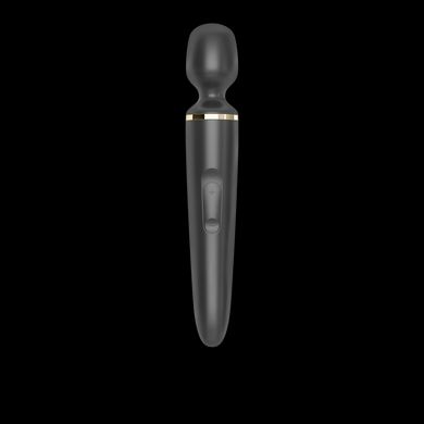 Вібромасажер Satisfyer Wand-er Woman (Black/Gold), водонепроникний, потужний, розмір XXL SO3456 фото