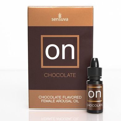 Возбуждающие капли для клитора Sensuva ON Arousal Oil for Her Chocolate (5 мл) со вкусом шоколада SO3166 фото