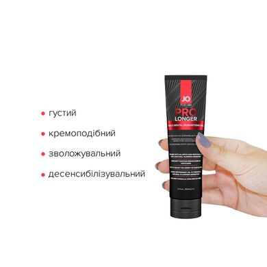 Пролонгер гель System JO Prolonger Gel (60 мл) с маслом перечной мяты, гвоздичного перца и пачули SO1834 фото