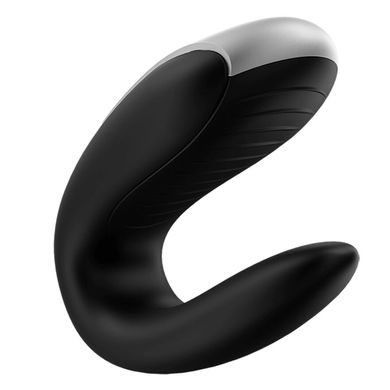 Смарт-вибратор для пар Satisfyer Double Fun (Black) с пультом ДУ SO5058 фото