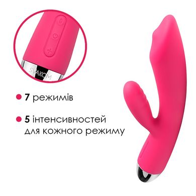 Вибратор кролик с жемчужной стимуляцией точки G Svakom Trysta Plum Red SO4840 фото