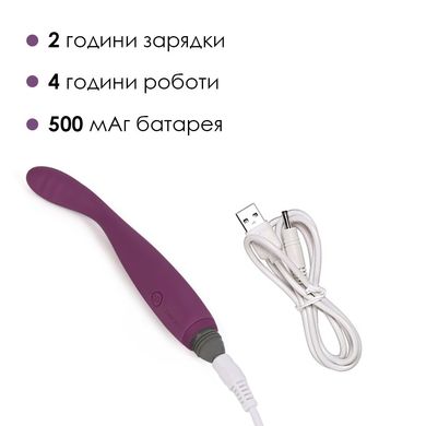 Тонкий вібратор точки G Svakom Cici Violet SO4843 фото