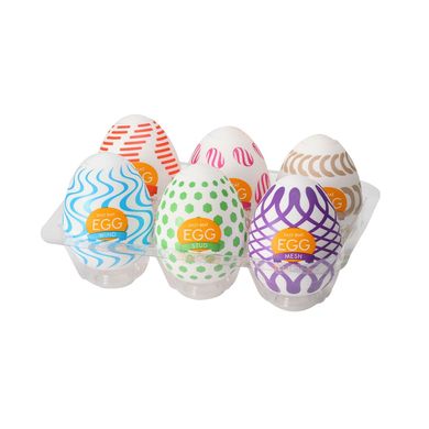 Набор мастурбаторов-яиц Tenga Egg Wonder Pack (6 яиц) SO5500 фото