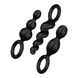 Набор анальных игрушек Satisfyer Plugs black (set of 3) - Booty Call, макс. диаметр 3 см SO2323 фото 1