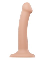 Насадка для страпона Strap-On-Me Dual Density Dildo Flesh S, диаметр 2,7см, двухслойная, гибкая SO2353 фото