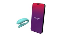 Смарт-вібратор для пар We-Vibe Sync Lite Aqua, 10 віброрежимів, можна поєднувати з проникним сексом SO8767 фото