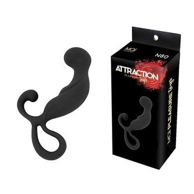 Массажер простаты MAI Attraction Toys №80 Black, длина 13.4см, диаметр 3.2см SO4639 фото