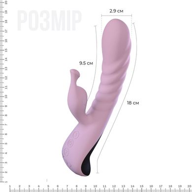 Вібратор Adrien Lastic Mini Trigger з масажними рухами стовбура AD11131 фото