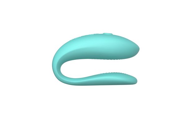 Смарт-вібратор для пар We-Vibe Sync Lite Aqua, 10 віброрежимів, можна поєднувати з проникним сексом SO8767 фото