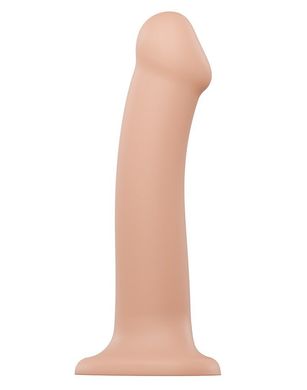 Насадка для страпона Strap-On-Me Dual Density Dildo Flesh L, диаметр 3,7см, двухслойная, гибкая SO2355 фото