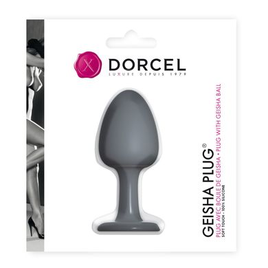 Анальная пробка Dorcel Geisha Plug с шариком внутри, создает вибрации, макс. диаметр 3,2см MD0364 фото