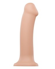 Насадка для страпона Strap-On-Me Dual Density Dildo Flesh XL, диаметр 4,5см, двухслойная, гибкая SO2356 фото