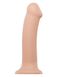 Насадка для страпону Strap-On-Me Dual Density Dildo Flesh XL, діаметр 4,5 см, двошарова, гнучка SO2356 фото 1