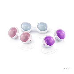 Набір вагінальних кульок LELO Beads Plus, діаметр 3,5 см, змінне навантаження 2х28, 2х37 та 2х60 г SO8084 фото