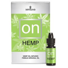 Возбуждающе капли для клитора Sensuva - ON for Her Hemp Infused Arousal Oil (5 мл) с маслом конопли SO3178 фото