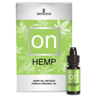 Возбуждающе капли для клитора Sensuva - ON for Her Hemp Infused Arousal Oil (5 мл) с маслом конопли SO3178 фото