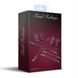 Набор для БДСМ 3 в 1 Feral Feelings BDSM Kit 3 Burgundy, burgundy, наручники, поножи, крестовина SO8271 фото 2