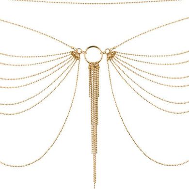 Цепочка на трусики или лиф Bijoux Indiscrets MAGNIFIQUE Waist Chain - Gold, украшение на тело SO2660 фото