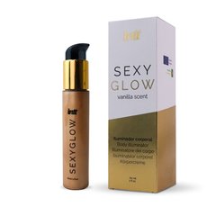 Крем-шиммер для тела Intt Sexy Glow (60 мл) с маслом ши и ароматом ванили, сияющая загорелая кожа SO7131 фото