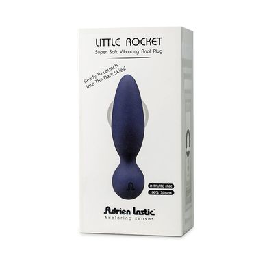 Анальная вибропробка Adrien Lastic Little Rocket макс. диаметр 3,5см, soft-touch SO4482 фото